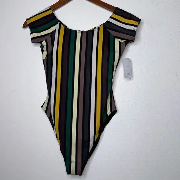 RVCA Shilo Women's Off Shoulder One Piece Swimsuit Size Small - Picture 7 of 13